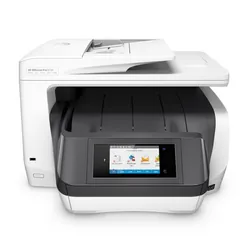 HP OfficeJet Pro Imprimante tout-en-un 8730, Couleur, Imprimante pour Domicile, Impression, copie, scan, fax, Chargeur automatique de documents de 50 pages; Impression USB en façade; Numérisation vers e-mail/PDF; Impression recto-verso