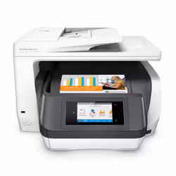 HP OfficeJet Pro Imprimante tout-en-un 8730, Couleur, Imprimante pour Domicile, Impression, copie, scan, fax, Chargeur automatique de documents de 50 pages; Impression USB en façade; Numérisation vers e-mail/PDF; Impression recto-verso - Vue supplémentaire 2