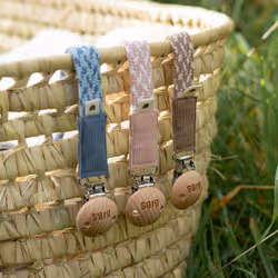 BIBS Paci Braid Sage / Ivory - Vue supplémentaire 3