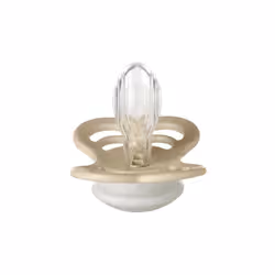 Bibs Supreme GLOW Tétine pour bébé pour la nuit Symétrique Silicone Rose, Couleur vanillée - Vue supplémentaire 2