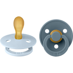 BIBS Colour Size 1: Symmetrical 0-6 months Baby Blue / Petrol 2 pcs