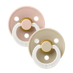 Bibs Colour Tétine pour bébé classique Symétrique Latex Beige