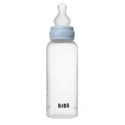 Bibs Baby BPA-Free PP Bottle Set 270ml Silicone - Baby Blue