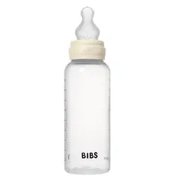 Bibs Baby BPA-Free PP Bottle Set 270ml Silicone - Ivory