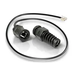 QuWireless QRJ45-L câble de réseau Noir 0,38 m