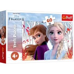 Trefl The enchanted world of Anna and Elsa Jeu de puzzle 60 pièce(s) Dessins animés