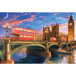 Trefl Palace of Westminster, Big Ben, London Puzzle à formes 500 pièce(s) Ville - Vue supplémentaire 2