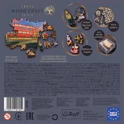 Trefl Palace of Westminster, Big Ben, London Puzzle à formes 500 pièce(s) Ville - Vue supplémentaire 4