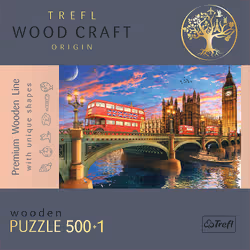 Trefl Palace of Westminster, Big Ben, London Puzzle à formes 500 pièce(s) Ville - Vue supplémentaire 6