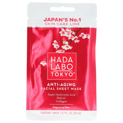 Hada Labo Tokyo Masque Tissu Anti-Âge Visage 20 ml