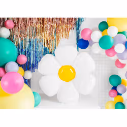 PartyDeco Rideau de fête, bleu, 90 x 250cm - Vue supplémentaire 3
