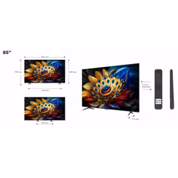TCL C65 85C655 TV 2,16 m (85") 4K Ultra HD Smart TV Wifi Titane 450 cd/m² - Vue supplémentaire 2
