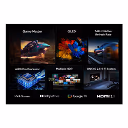 TCL P8K 75P8K TV 190,5 cm (75") 4K Ultra HD Smart TV Wifi Métallique 350 cd/m² - Vue supplémentaire 6