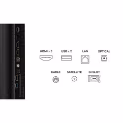 TCL P7K 65P7K TV 165,1 cm (65") 4K Ultra HD Smart TV Wifi Métallique 450 cd/m² - Vue supplémentaire 4