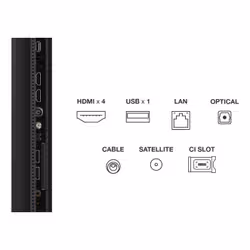 TCL C6K 50C6K TV 127 cm (50") 4K Ultra HD Smart TV Wifi Métallique - Vue supplémentaire 4