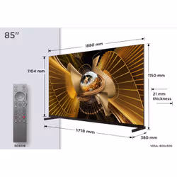 TCL X11L 85X11L TV 2,16 m (85") 4K Ultra HD Smart TV Wifi Noir 10000 cd/m² - Vue supplémentaire 5