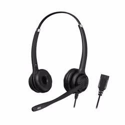 Axtel Elite HDvoice duo NC Casque Arceau Noir, Argent - Vue supplémentaire 2