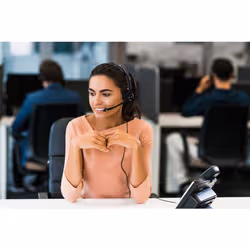 Axtel Elite HDvoice duo NC Casque Arceau Noir, Argent - Vue supplémentaire 6