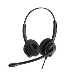 Axtel MS2 stereo USB-A Casque Avec fil Arceau Bureau/Centre d'appels USB Type-A Noir