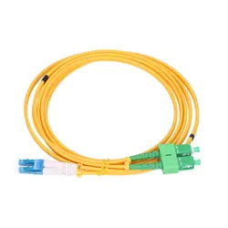 Extralink Cordon de brassage LC/UPC-SC/APC Monomode, Duplex, G657A, 3 mm, 2 m