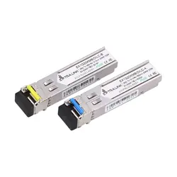 Extralink Module SFP-WDM SFP 1,25G 1,25 Gbit/s, 1 310/1 550 nm, mode unique, 20 km, LC, DOM, paire