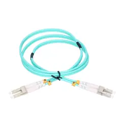 Extralink Cordon de brassage LC/UPC-LC/UPC Multimode, OM3, Duplex, 3 mm, 3 m