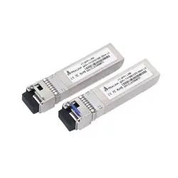 Extralink Module SFP+WDM SFP+ 10G 10Gbps 1270/1330nm, mode unique, 20km, LC, DOM, paire, dédié pour HP/ARUBA
