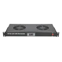 Extralink Panneau de ventilateur Lien supplémentaire 19", 2 ventilateurs, avec thermostat