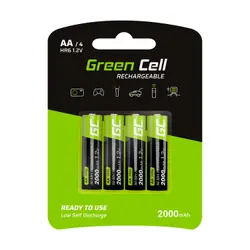 Green Cell GR02 pile domestique Batterie rechargeable AA Hybrides nickel-métal (NiMH)