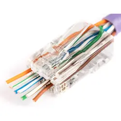 Digitus X-ML-6U-EZ connecteur de fils RJ45 Transparent