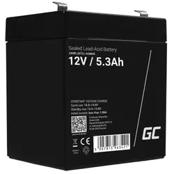 Green Cell AGM45 Batterie de l'onduleur Sealed Lead Acid (VRLA) 12 V 5,3 Ah