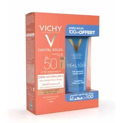 VICHY CAPITAL SOLEIL CREME ANTI BRILLANT TEINTE + APRES SOLEIL 100 ML