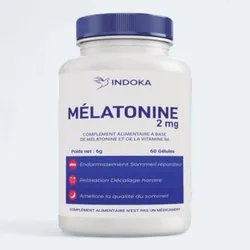 Indoka Melatonine 1mg 60 Gélules