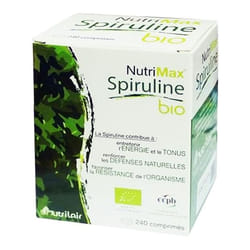 Nutrimax Spiruline Bio – 240 Comprimés