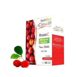 Nutrimax Acérola 500 Vitamine C – 60 Comprimés À Croquer