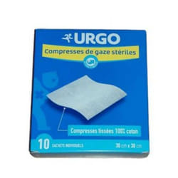 Urgo Compresse Sterile 30*30 Cm Boite de 10