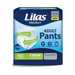 Lilas Couche Pants Adulte Large Boite de 10