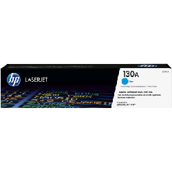 HP Cartouche de toner cyan d'origine LaserJet 130A