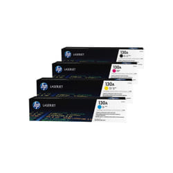 HP Cartouche de toner cyan d'origine LaserJet 130A