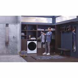 Haier Super Drum Series 7 HW150-BP14986E machine à laver Charge avant 15 kg 1400 tr/min A Blanc - Vue supplémentaire 9