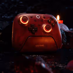 8Bitdo Ultimate 2 - WUCHANG: Fallen Feathers Bourgogne Bluetooth/RF/USB Manette de jeu Analogique/Numérique Android, PC - Vue supplémentaire 5