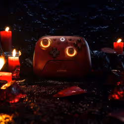 8Bitdo Ultimate 2 - WUCHANG: Fallen Feathers Bourgogne Bluetooth/RF/USB Manette de jeu Analogique/Numérique Android, PC - Vue supplémentaire 7