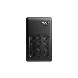 Netac K390 disque dur externe 1000 Go Noir