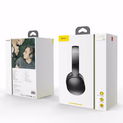 Baseus Encok D02 Pro Casque Sans fil Arceau Appels/Musique USB Type-C Bluetooth Noir - Vue supplémentaire 4