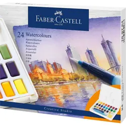 Faber-Castell 169724 peinture à l'eau Multi Palette 24 pièce(s)