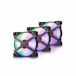 DeepCool MF120 GT Boitier PC Ventilateur 12 cm Noir, Blanc 3 pièce(s) - Vue supplémentaire 2