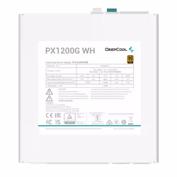 DeepCool PX1200G WH unité d'alimentation d'énergie 1200 W 20+4 pin ATX ATX Blanc - Vue supplémentaire 5
