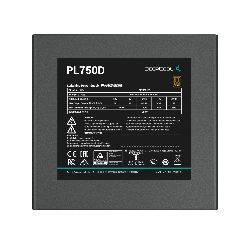 DeepCool PL750D unité d'alimentation d'énergie 750 W 20+4 pin ATX ATX Noir