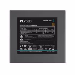 DeepCool PL750D unité d'alimentation d'énergie 750 W 20+4 pin ATX ATX Noir - Vue supplémentaire 3