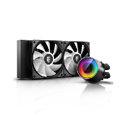 DeepCool DP-GS-H12AR-CSL240V2 système de refroidissement d’ordinateur Processeur Refroidisseur de liquide tout-en-un 12 cm Noir